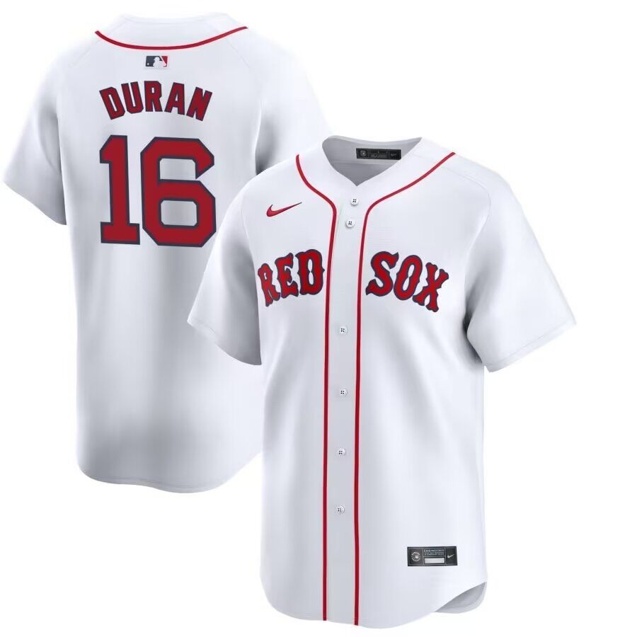 Men Boston Red Sox #16 Duran white Game 2024 Nike MLB Jersey